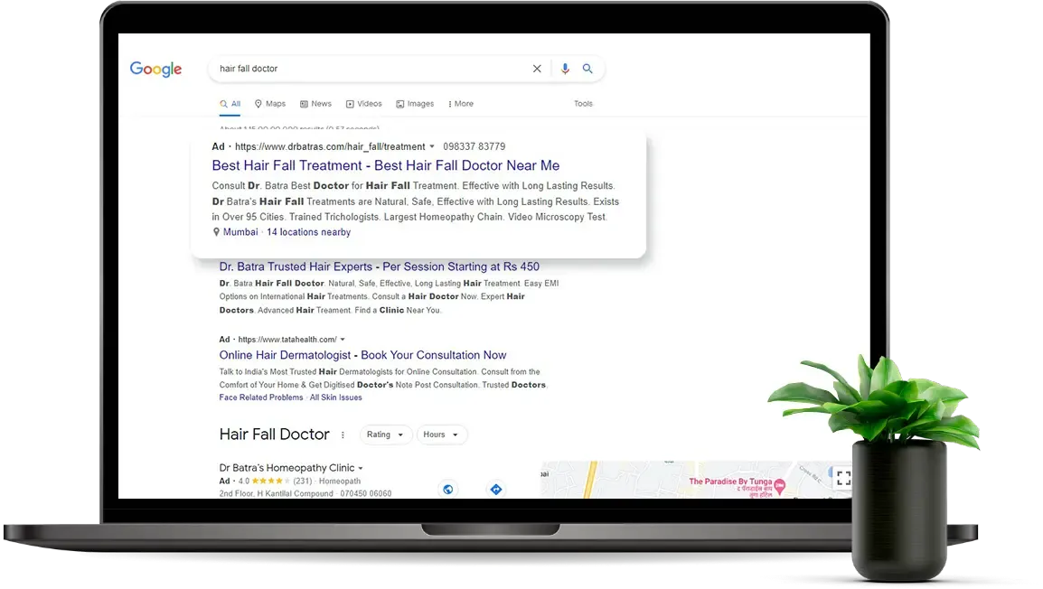 Google Ads Top Search